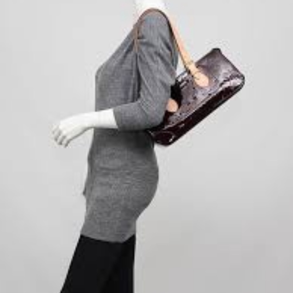Louis Vuitton Rosewood Avenue Vernis shoulder bag in Stunning Amarante - Picture 3 of 16